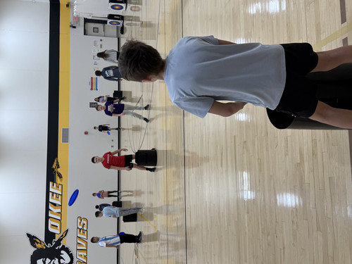 Our 5th graders are having a blast playing Saucer Slam (KanJam) in PE! 🥏